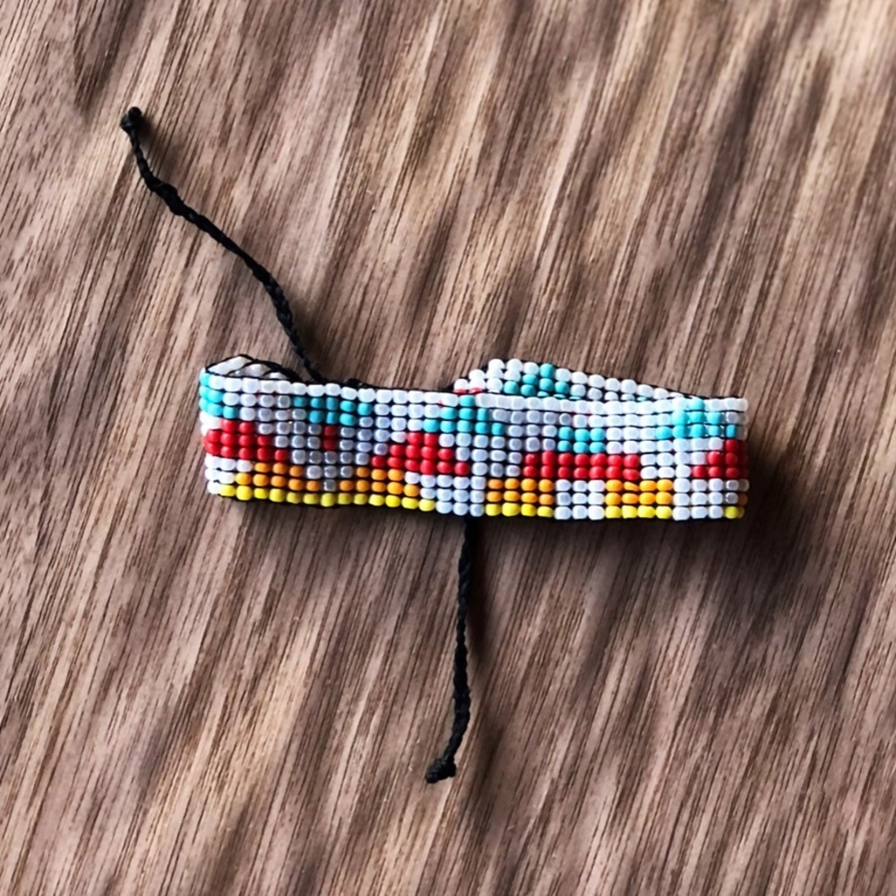 Colorful Aztec Beaded Bracelet - Picture 3 of 3